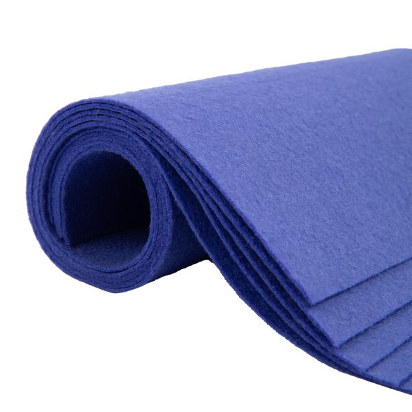 Фетр листовой 1 мм, 20х30 см, 5 шт, 112 сиреневый, Blitz FKC10-20/30