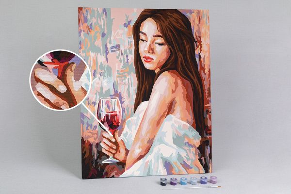 Картина по номерам Фрея PNB/PL-159, Задумчивая девушка, 50х40 см