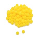 Помпоны декоративные ⌀10мм, 100 шт/упак, Astra&Craft (PA-013 желтый)