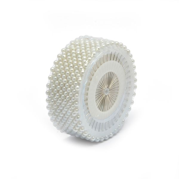 Булавки наметочные Ромашка 38 мм, цв. белый, уп. 12 шт