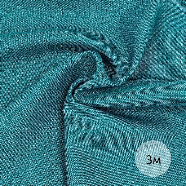 Габардин 150 г/м², 150 см / 3 метра, TBY.150907.3, цв.S907 бирюзовый