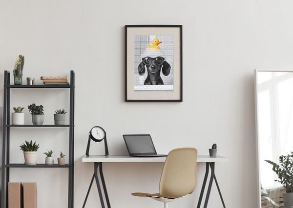 Пазл 500 элементов, PZL-500/81 Купание черной таксы, Фрея