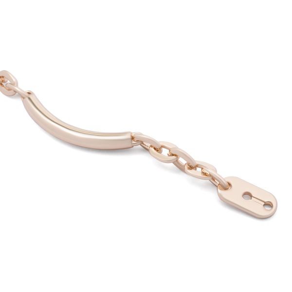 Цепочка-вешалка 105х7 мм, металл, Gold золото, 2 шт, MB196