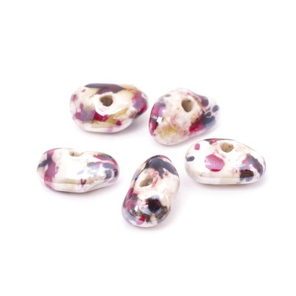 Бусины керамика ⌀18 мм, цв. 006, 5 шт, Tesoro