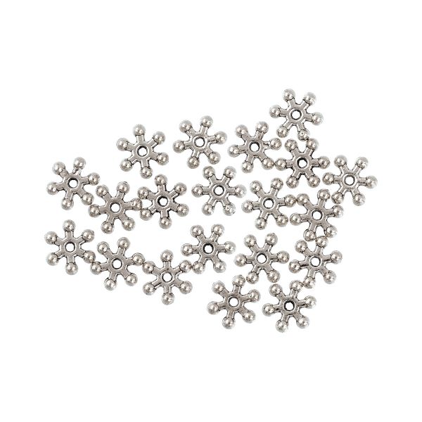 Рондели 10 мм, 20 шт, 01 под античное серебро, Zlatka MRR-03