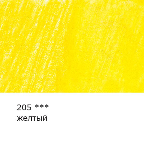 Карандаш акварельный художественный заточенный, 6 шт, 205 Желтый (Yellow), Vista-Artista Gallery VGWP