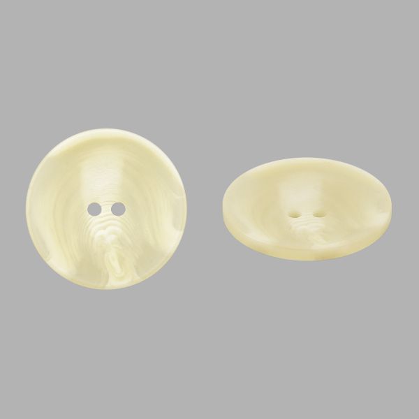 Пуговица 2 прокола 40L=25 мм, Beige, бежевый, NE145, 36 шт