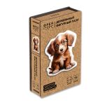 Пазл фигурный деревянный 154 элемента, PZLF-025 Щенячья нежность, Фрея