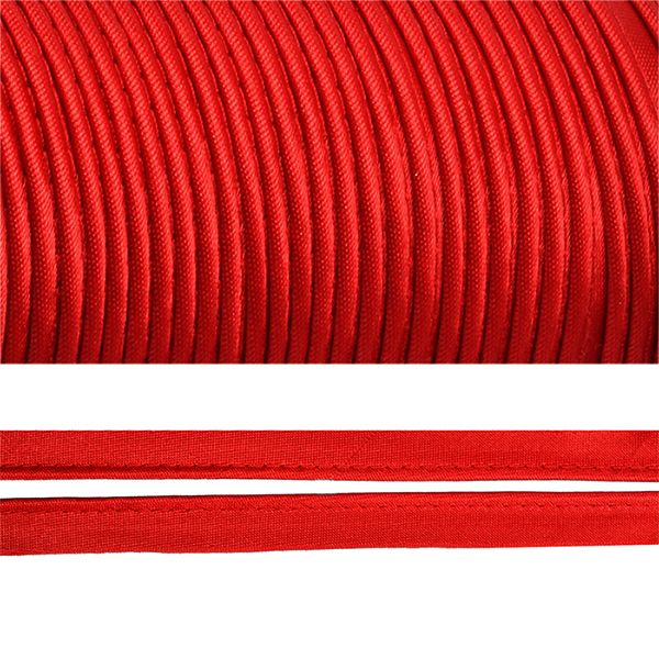 Кант атласный 11 мм / 65.8 метров, F148 красный