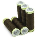Нитки отделочные Gutermann Top Stitch, 30м, 694 кофейный, 5 катушек