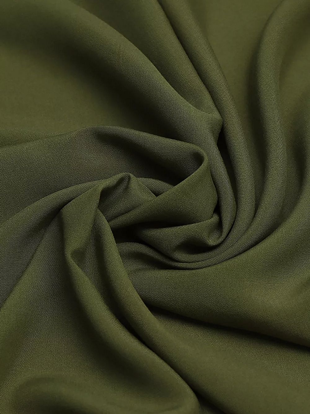 Штапель 110 г/м², 145 см / 2 метра, TBY-Vi-30-28.2, цв.28 т.оливковый