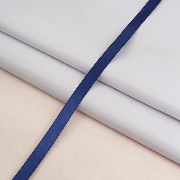 Лента атласная 2-сторонняя 12.0 мм / 22.86±1 метров, C1185 темно-синий, 6102-0002, Globus