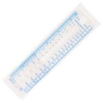 Линейка для определения размера спиц и плотности вязания 16х4см