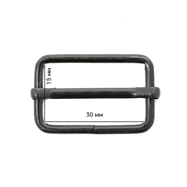 Шлевка металл 30х15х2.3 мм, TSW цв. оксид уп. 500 шт