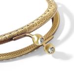 Замок для сумки "Lorena" 8,5х4,7см, цв. Состаренной латуни, Prym