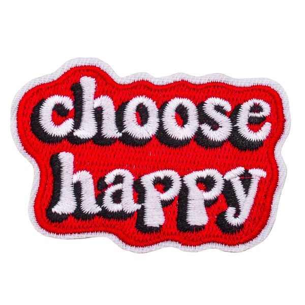 Термоаппликация Choose Happy, 4,1х6,4см Hobby&Pro