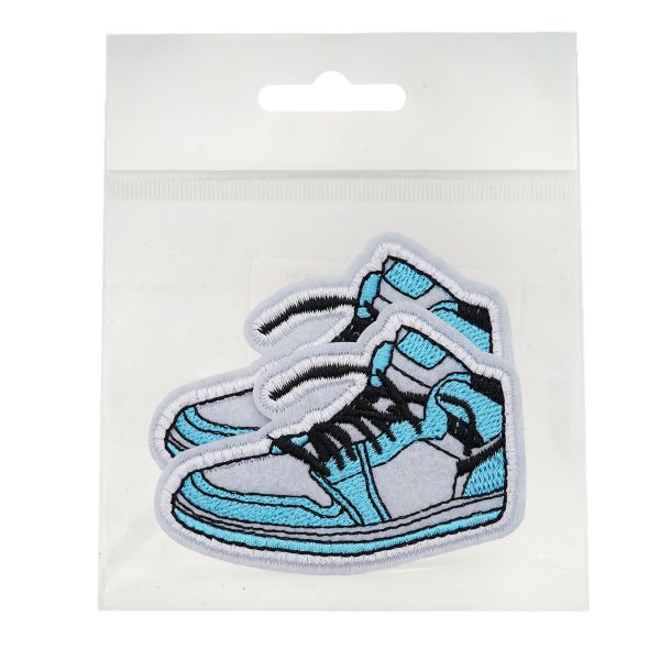 Термоаппликация КРОСЫ 80х60мм (Sea (морской)), 2 шт, LA581