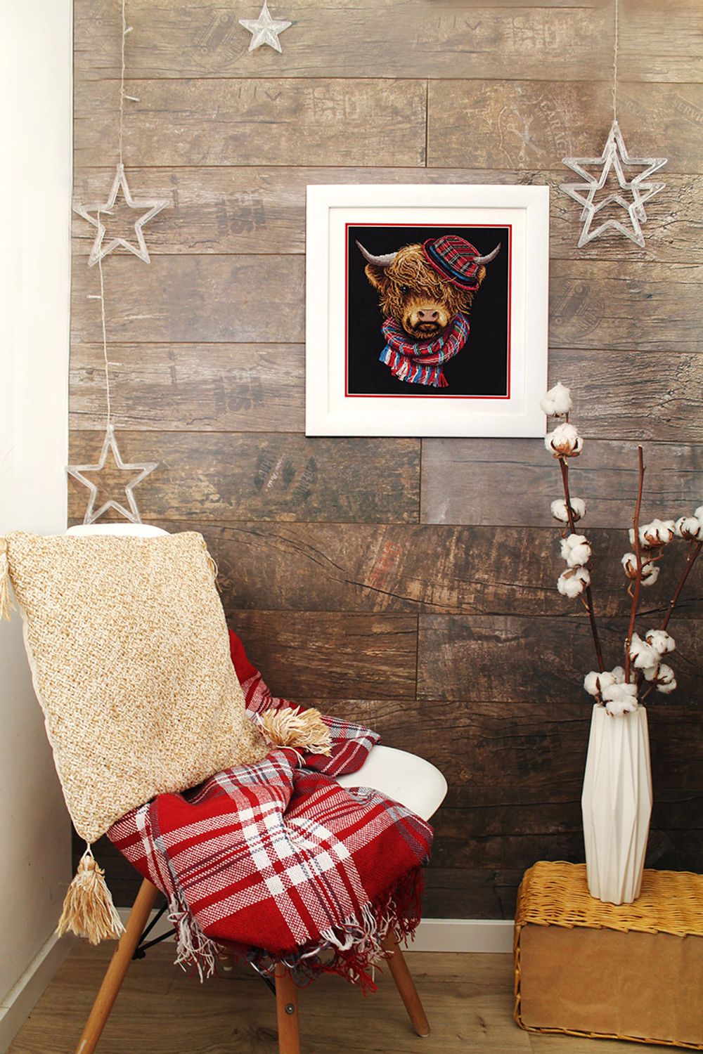 Набор для вышивания нитками Panna, Стиляга Джо, 25х24,5 см