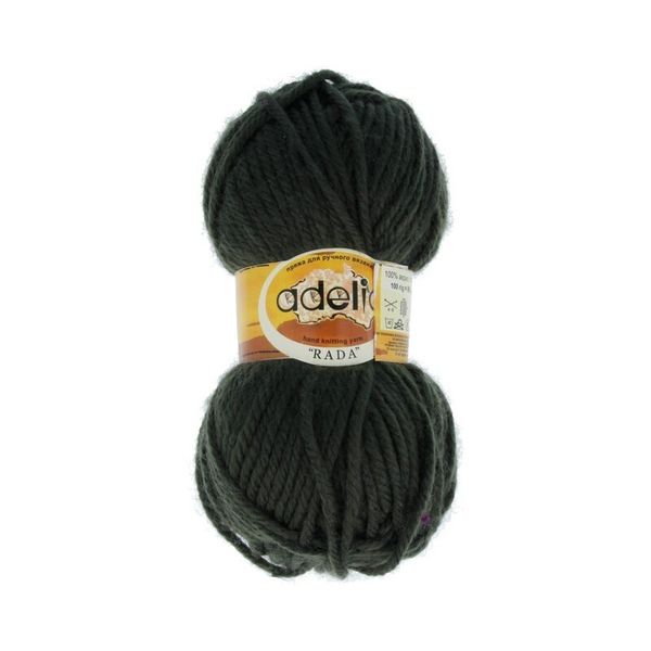 Пряжа Adelia Rada / уп.10 мот. по 100г, 80м, 031 хаки