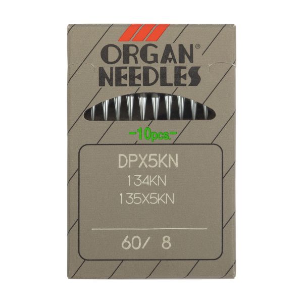 Иглы для промышленных швейных машин Organ DPх5KN, 10 шт, 060