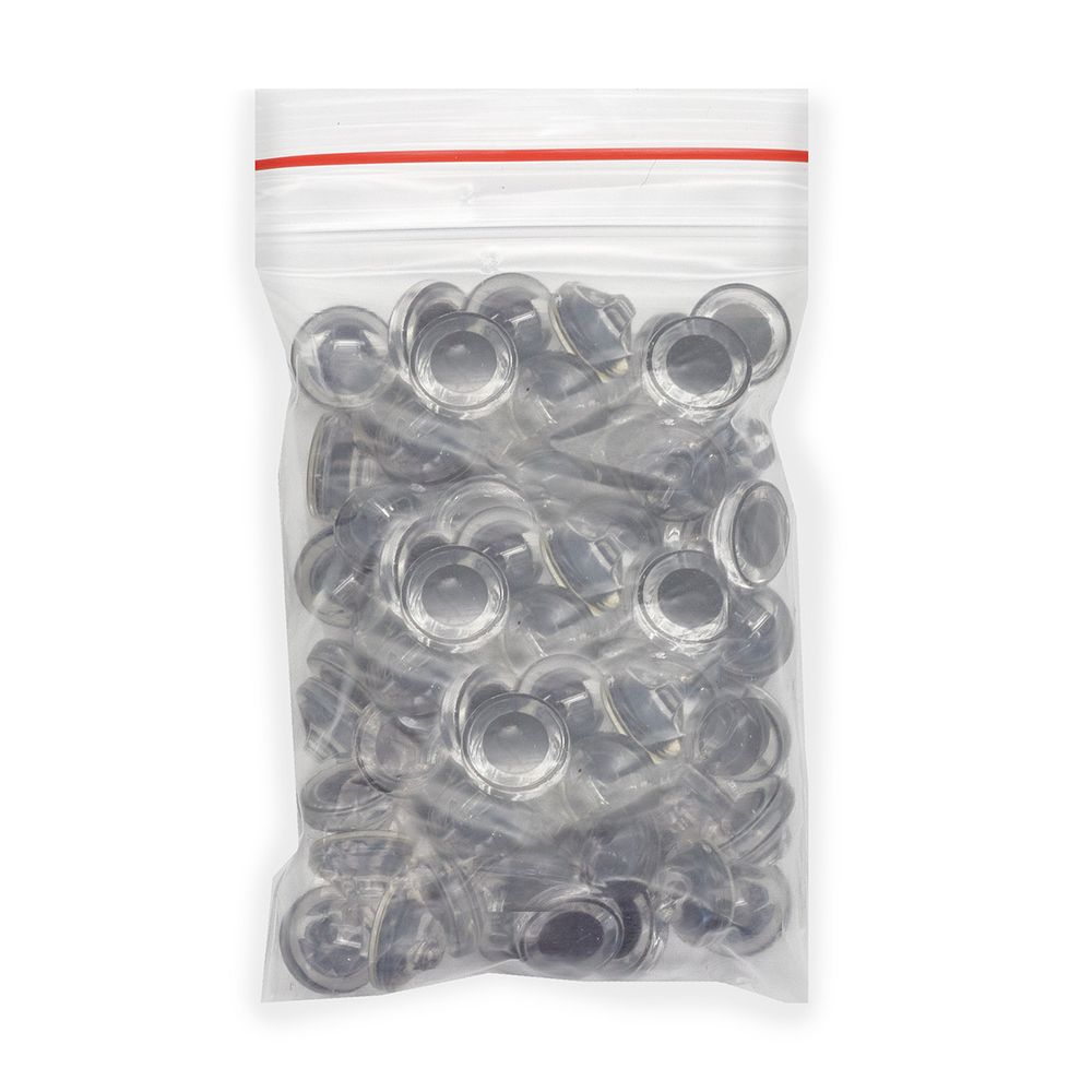 Пуговицы на ножке 18L (11мм) (Black (черный)) AK02, 72 шт