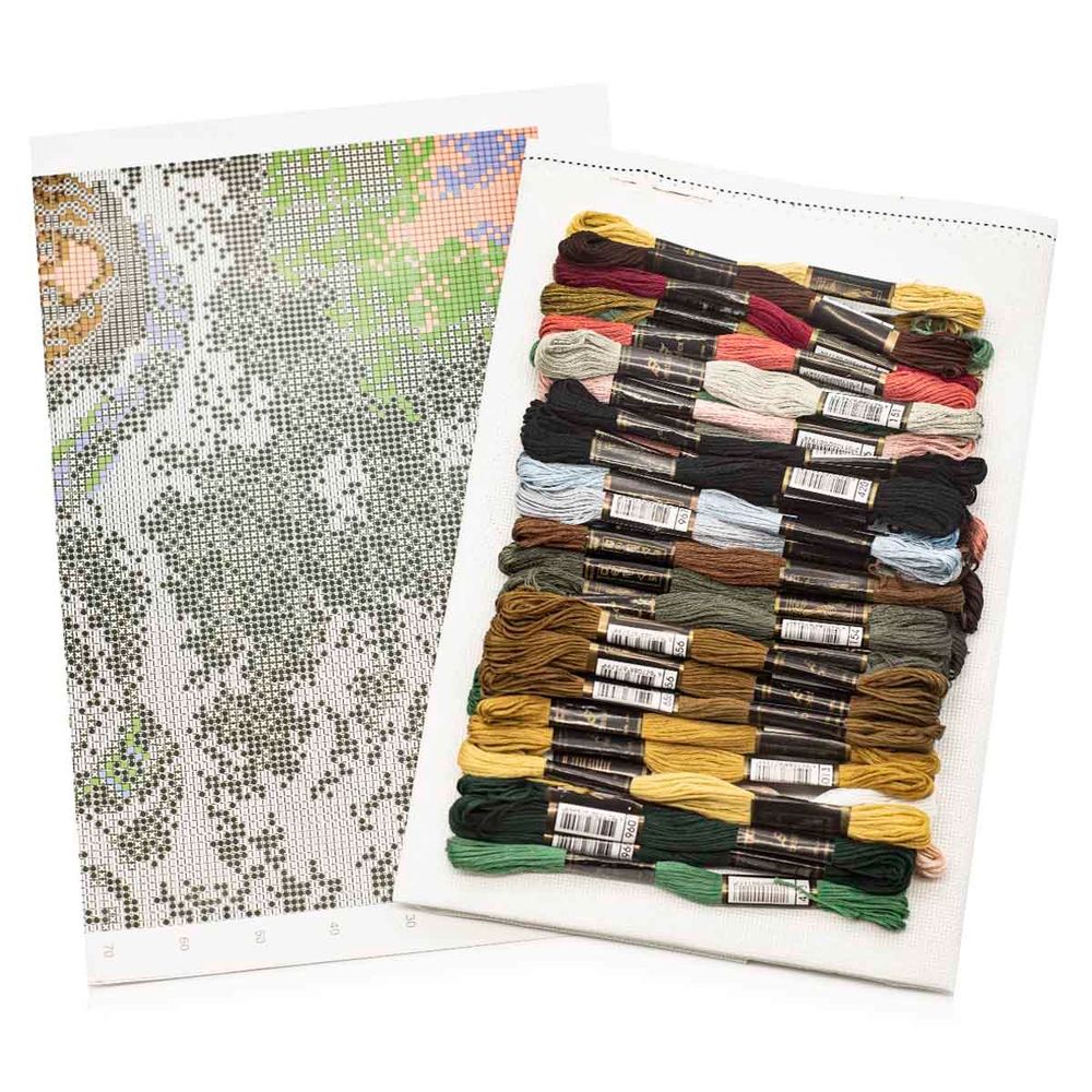 Набор для вышивания нитками Hobby&Pro, Всадница, 43х31 см