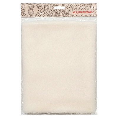 Мех "Кролик" ворс 8мм, 48 смх50 см, кремовый