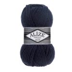 Пряжа Alize (Ализе) Superlana Maxi / уп.5 мот. по 100 г, 100м, 058 темно-синий A