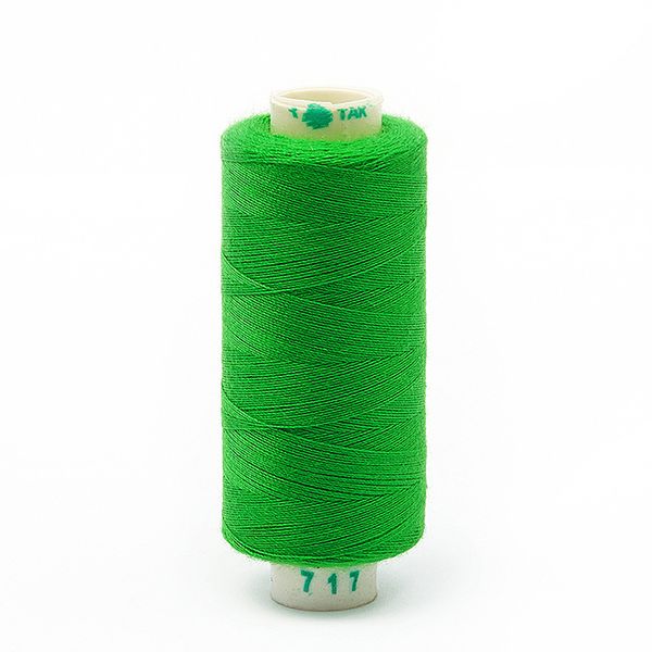 Нитки швейные бытовые Dor Tak 40/2, 366 м / 10 кат., 717 зеленый