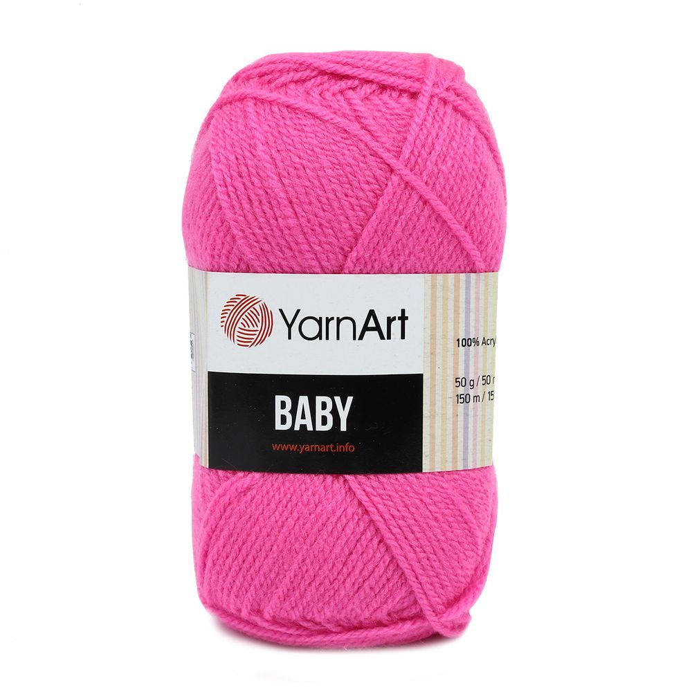 Пряжа YarnArt (ЯрнАрт) Baby / уп.5 мот. по 50 г, 150м, 174 мальва