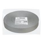 Тесьма (лента) киперная п/э с люрексом 30 мм / 50 метров, св.серый-серебристый/lt.grey-silver, Gamma TPTL-30