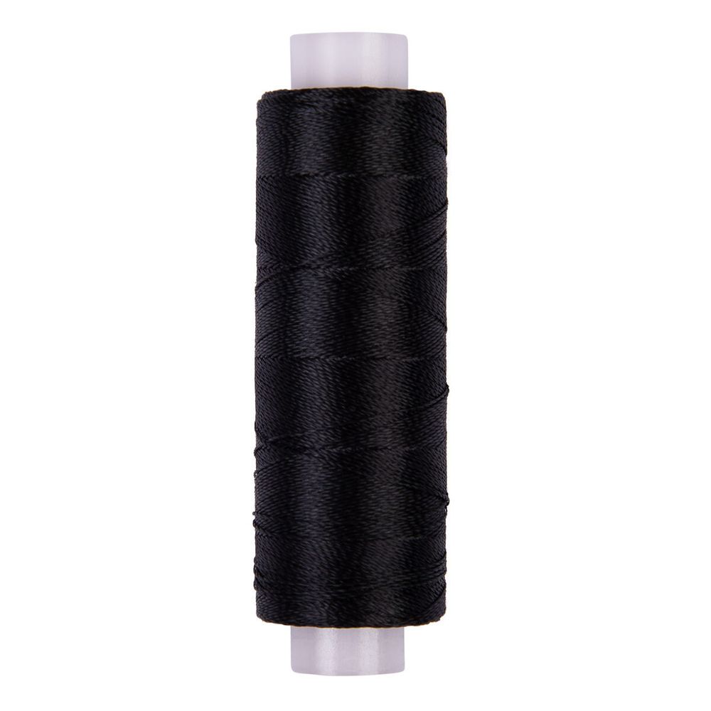 Нитки вышивальные Gamma V150/2, 10х200 ярдов, 3444 черный