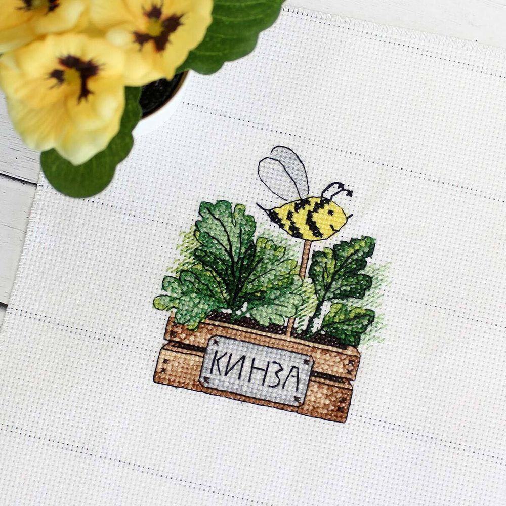 Набор для вышивания МП Студия Кинза 9х10см, М-638