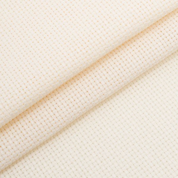 Канва Aida 14 ct, 50х50 см, А077/А007 кремовый, 624010-14C/T, Bestex