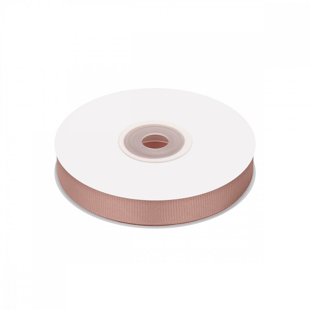 Лента репсовая (в рубчик) 12.0 мм / 22.8±1 метра, 813 пудровый, Magic4Hobby