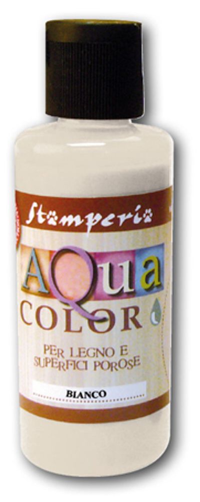 Краска на водной основе Stamperia Aquacolor, 60 мл, белый