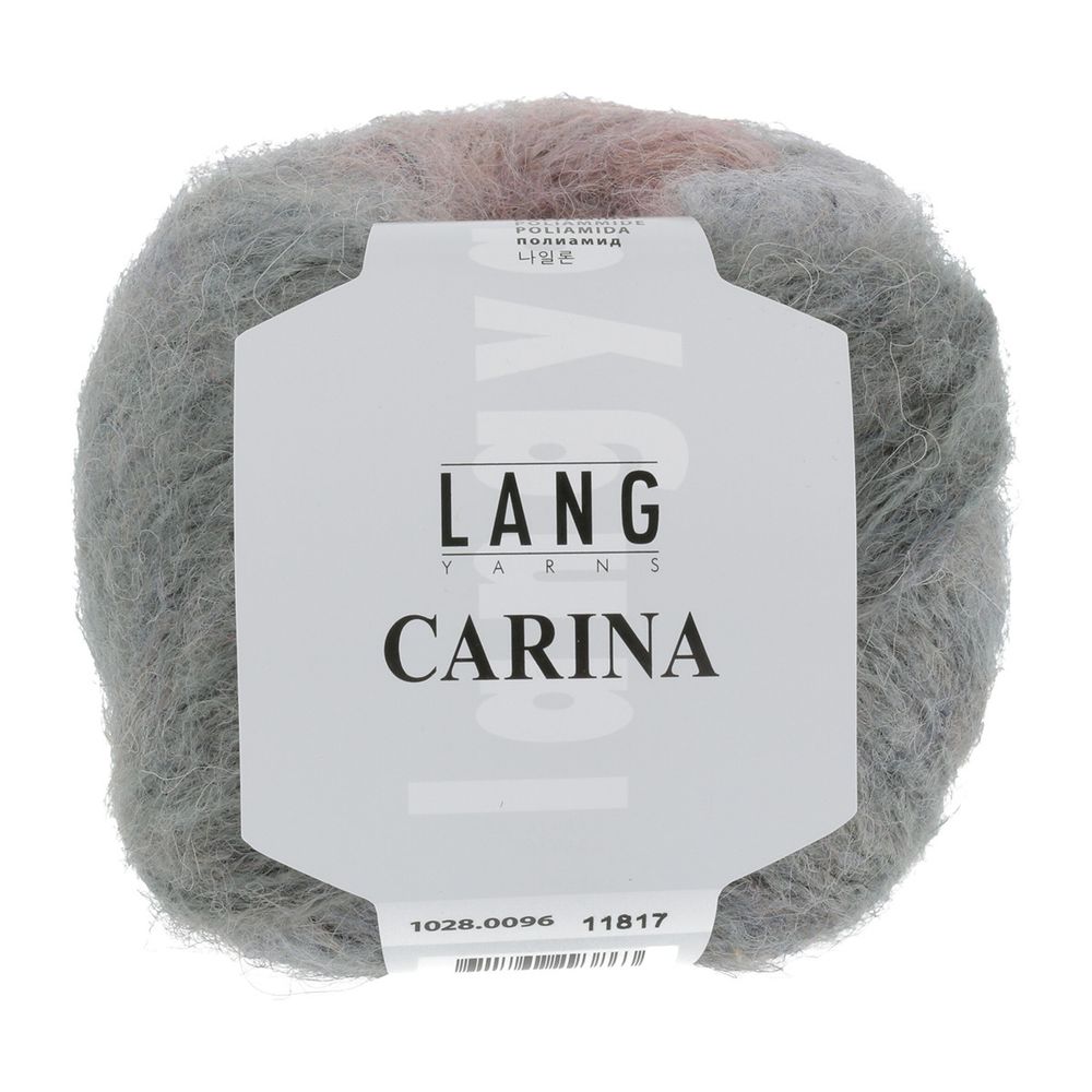 Пряжа Lang Yarns (Ланг Ярнс) Carina / уп.10 мот. по 50 г, 150 м, col. 0718 /TOS/