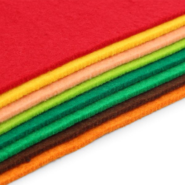 Фетр листовой мягкий ассорти 3.0 мм, 400гр, 20х30см, 8 штук Astra&Craft (6)