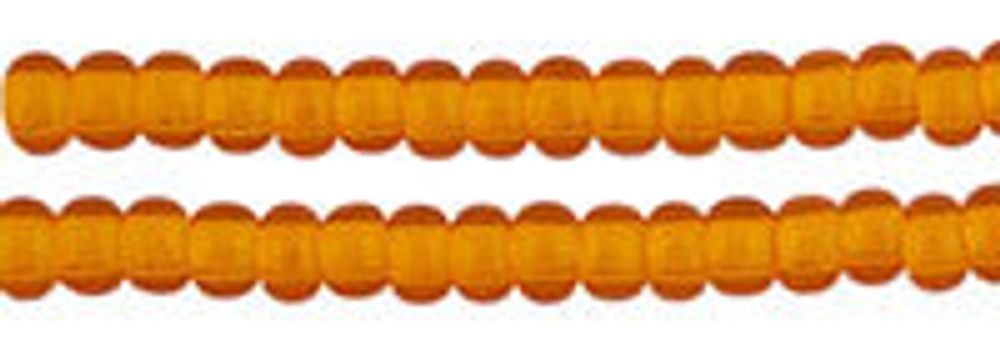 Бисер Gamma 10/0 (2.3 мм), 150 г (10х5 г), 1-й сорт F622 оранжевый, 95006, круглый 6