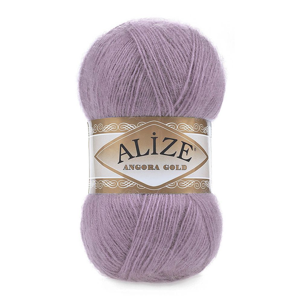 Пряжа Alize (Ализе) Angora Gold / уп.5 мот. по 100 г, 550м, 312 темно-лиловый A