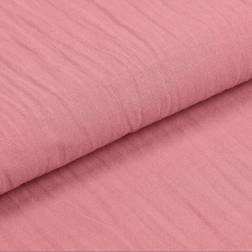 Хлопок крэш 90 г/м², 150 см / 5 метров, TBY.Caw.73.5, цв.ягодный