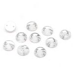 Хрустальные стразы пришивные круглые 10мм, 10 штук Astra&Craft (CY001 прозрачный), 4AR179/180/181