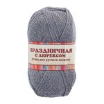 Пряжа Камтекс Праздничная с люрексом / уп.10 мот. по 50 г, 160 м, 169 серый