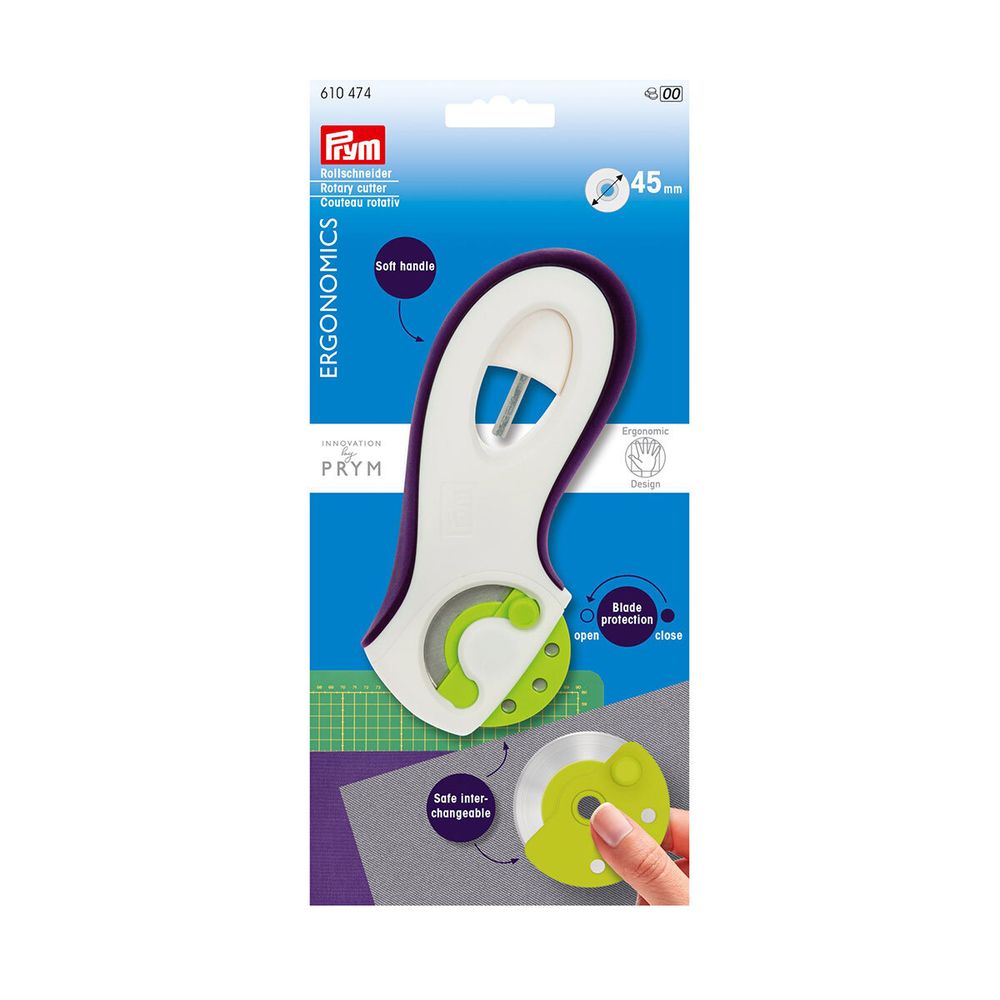 Нож раскройный Ergonomics ⌀45 мм, Prym 610474