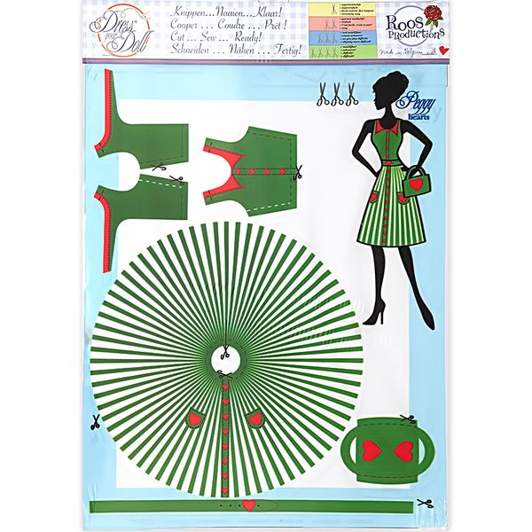 Одежда для кукол DressYourDoll, №3. Peggy Hearts