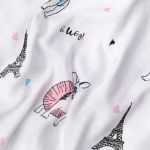 Муслин 105 г/м², 100х125 см, 08-мопсики, Peppy