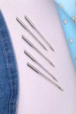 Иглы для швейных машин для джинсы 130/705 H, №120, 5 игл, М, Gamma NJ №120