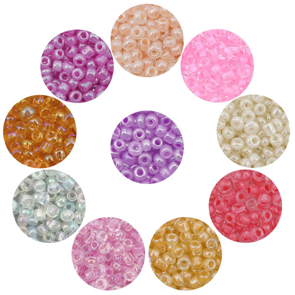 Набор бисера 11/0 ассорти №28 в тубе, 10 цветов, Astra&amp;Craft