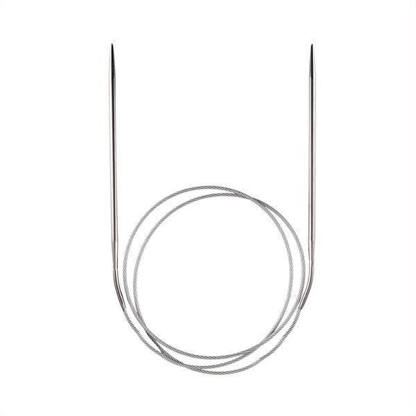Спицы круговые металл ⌀3,0 мм, 100 см, с металлической леской, Gamma MKN