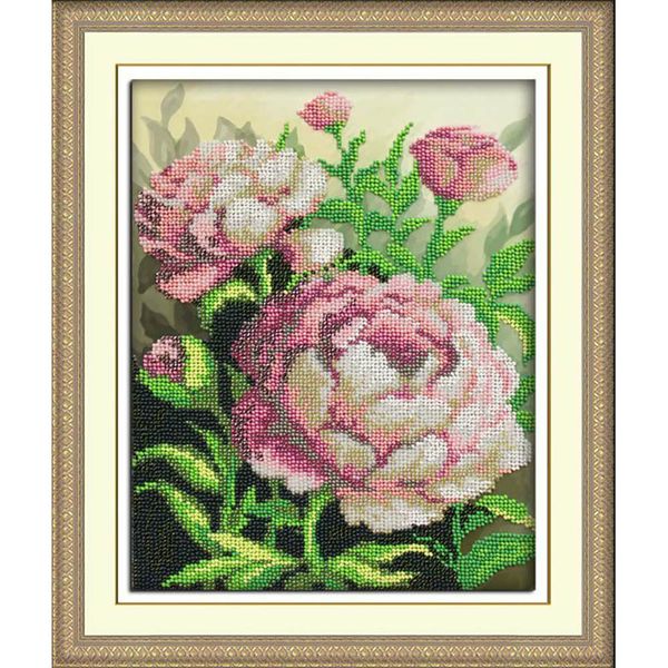Набор для вышивания бисером Паутинка, Нежность утра, 25х20 см